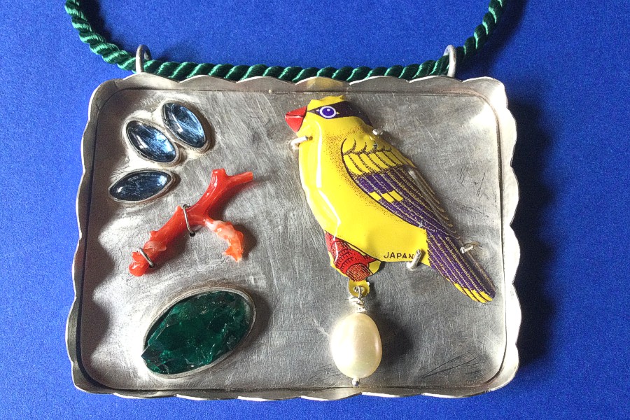 Anhänger Materialmix