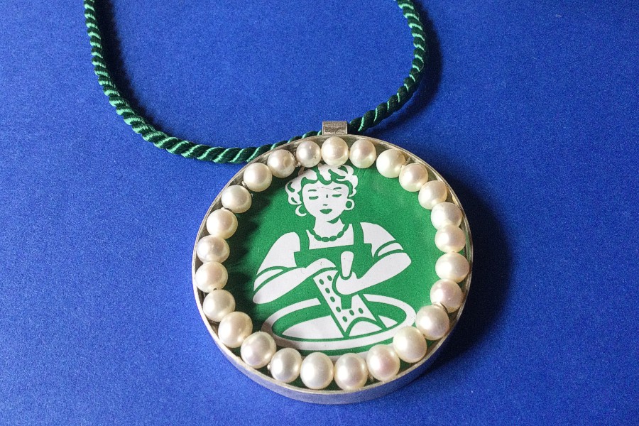 Anhänger Silber Süßwasserperlen