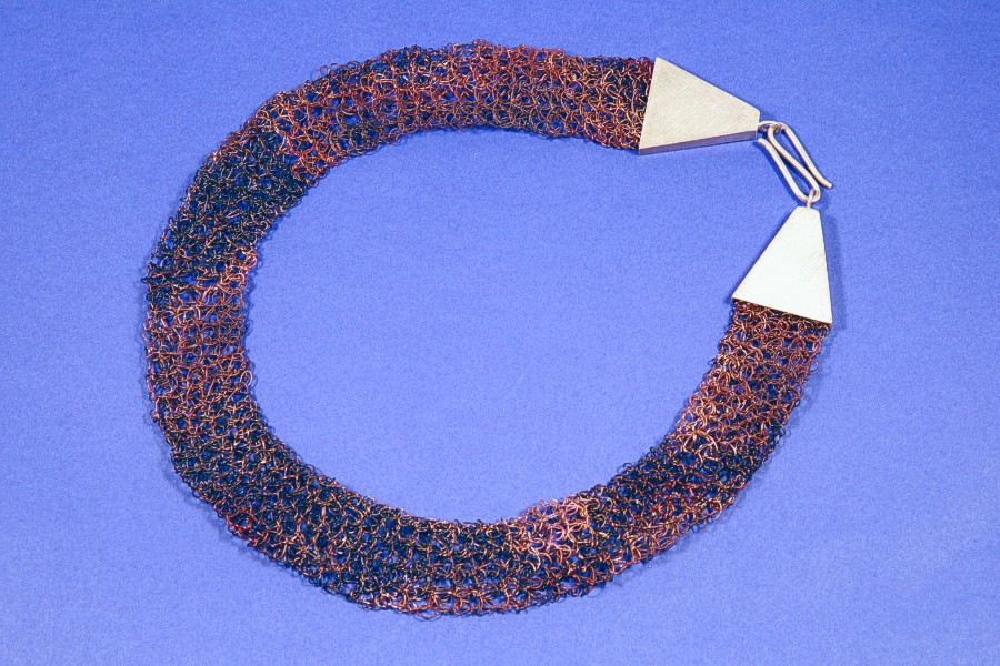 Kette Kupferdraht Silber